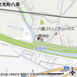 岡山県浅口市金光町八重202周辺の地図