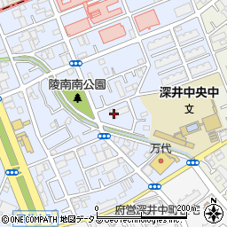 大阪府堺市中区深井北町3200周辺の地図