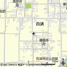 奈良県北葛城郡広陵町百済870周辺の地図