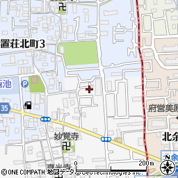 大阪府堺市東区日置荘原寺町473-10周辺の地図