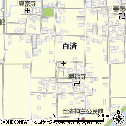 奈良県北葛城郡広陵町百済871周辺の地図