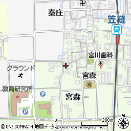 奈良県磯城郡田原本町宮森275周辺の地図