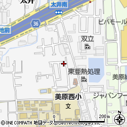 大阪府堺市美原区太井549-22周辺の地図