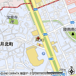 大阪府堺市中区深井北町557周辺の地図