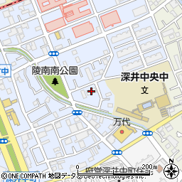 大阪府堺市中区深井北町3200-1周辺の地図