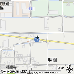 奈良県磯城郡田原本町味間160-1周辺の地図