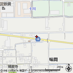奈良県磯城郡田原本町味間161-1周辺の地図