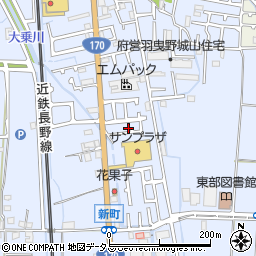 大阪府羽曳野市西浦1588-6周辺の地図