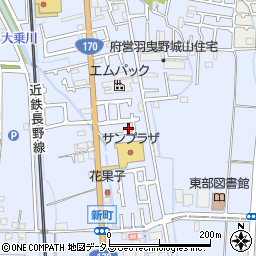 大阪府羽曳野市西浦1588周辺の地図