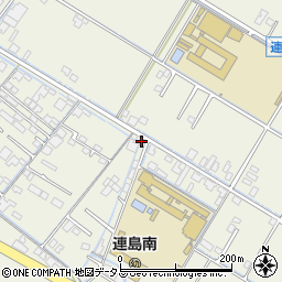 岡山県倉敷市連島町鶴新田887-1周辺の地図