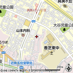 奈良県香芝市瓦口580-30周辺の地図