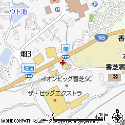 奈良県香芝市畑2丁目881周辺の地図