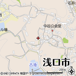 岡山県浅口市鴨方町深田1390-2周辺の地図