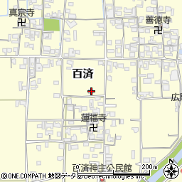 奈良県北葛城郡広陵町百済1016周辺の地図