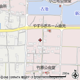 岡山県浅口市金光町地頭下539周辺の地図