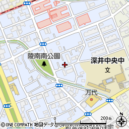 堺市第55ー07号公共緑地周辺の地図