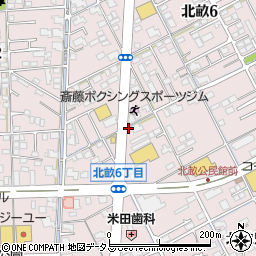岡山県倉敷市北畝周辺の地図