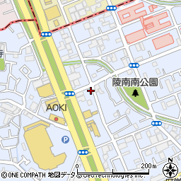 大阪府堺市中区深井北町3387周辺の地図