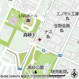 関西電力泉北港変電所周辺の地図