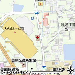 日本郵便美原郵便局周辺の地図