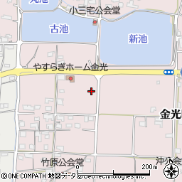 岡山県浅口市金光町地頭下404-1周辺の地図
