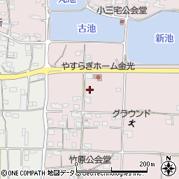 岡山県浅口市金光町地頭下404周辺の地図