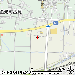 岡山県浅口市金光町占見新田25周辺の地図