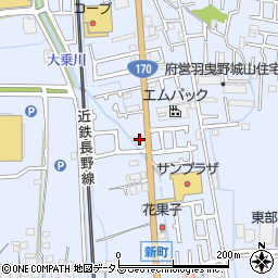 大阪府羽曳野市西浦1581周辺の地図