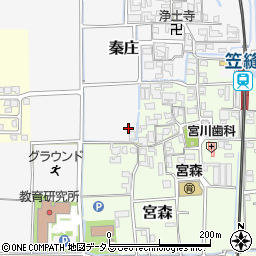 奈良県磯城郡田原本町秦庄58周辺の地図