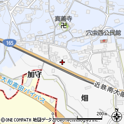 奈良県香芝市畑364-1周辺の地図