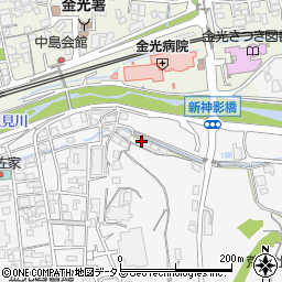 岡山県浅口市金光町大谷1742周辺の地図