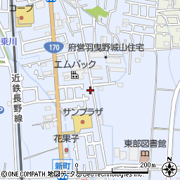 大阪府羽曳野市西浦1611周辺の地図