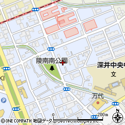 大阪府堺市中区深井北町3205-2周辺の地図