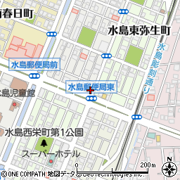 岡山県倉敷市水島西弥生町1-1周辺の地図