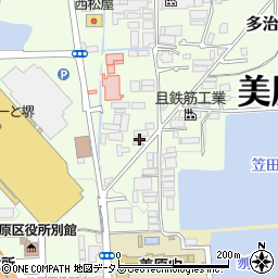 大阪府堺市美原区多治井22-1周辺の地図
