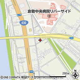岡山県倉敷市連島町鶴新田1987周辺の地図