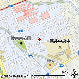大阪府堺市中区深井北町3220周辺の地図