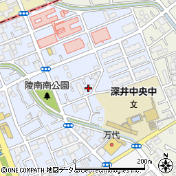 大阪府堺市中区深井北町3220周辺の地図