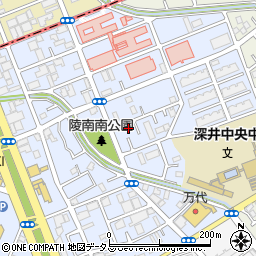 大阪府堺市中区深井北町3205-1周辺の地図