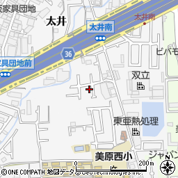 大阪府堺市美原区太井541-10周辺の地図