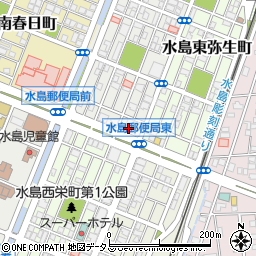 岡山県倉敷市水島西弥生町1-3周辺の地図