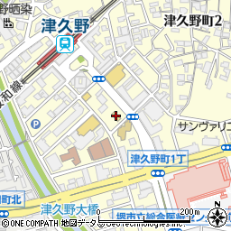 ファミリーマート堺津久野町店周辺の地図
