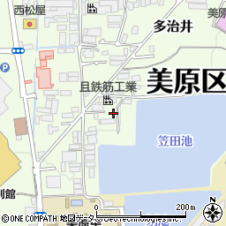 大阪府堺市美原区多治井51-3周辺の地図