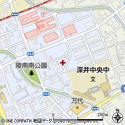 大阪府堺市中区深井北町3212周辺の地図