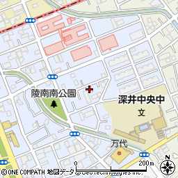 大阪府堺市中区深井北町3210周辺の地図