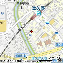 ふぐ政 津久野店周辺の地図