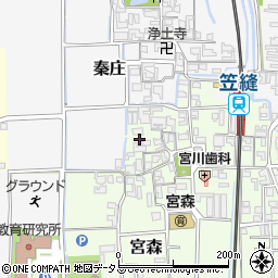 奈良県磯城郡田原本町宮森359周辺の地図