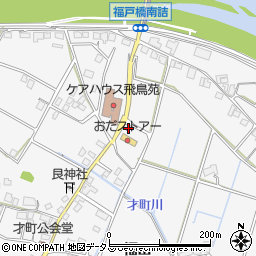 広島県福山市芦田町福田174周辺の地図