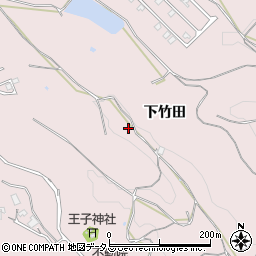 広島県福山市神辺町下竹田1044周辺の地図