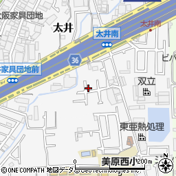 大阪府堺市美原区太井539-11周辺の地図